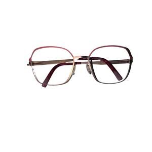 Ovvo Optics 3935 Coral / 14k Gold Handmade Titanium Eyeglass Frame FRAMES ONLY